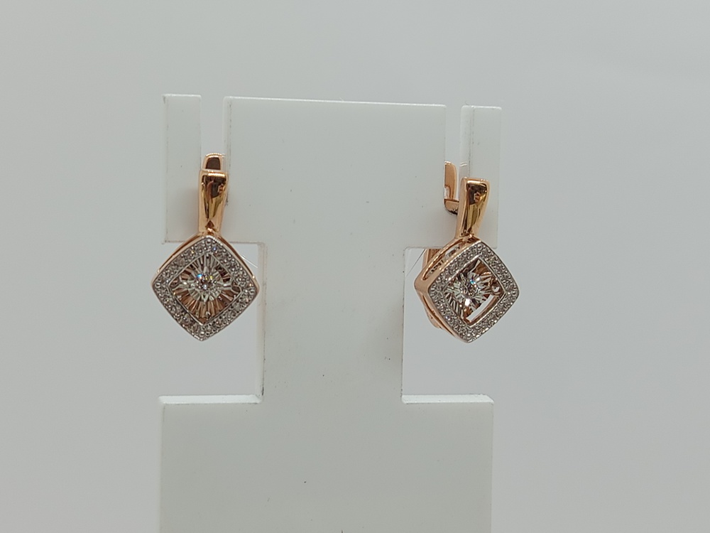 СЕРЬГИ БРИЛЛИАНТ (Au 585)