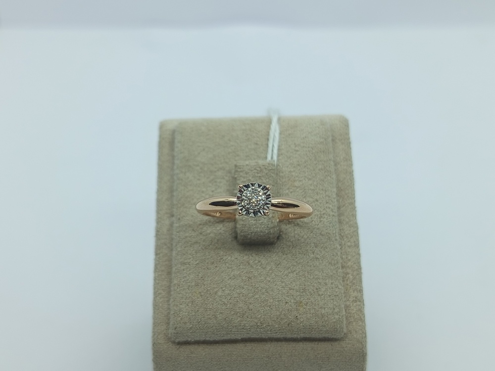 КОЛЬЦО БРИЛЛИАНТ Au 585