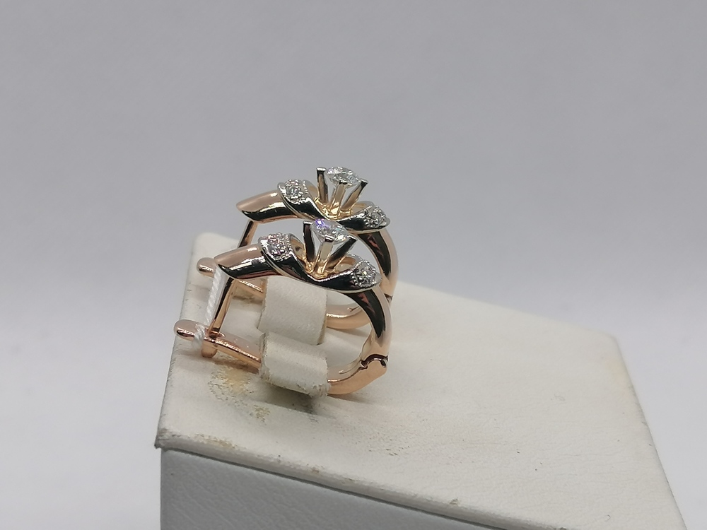 СЕРЬГИ БРИЛЛИАНТ (Au 585)