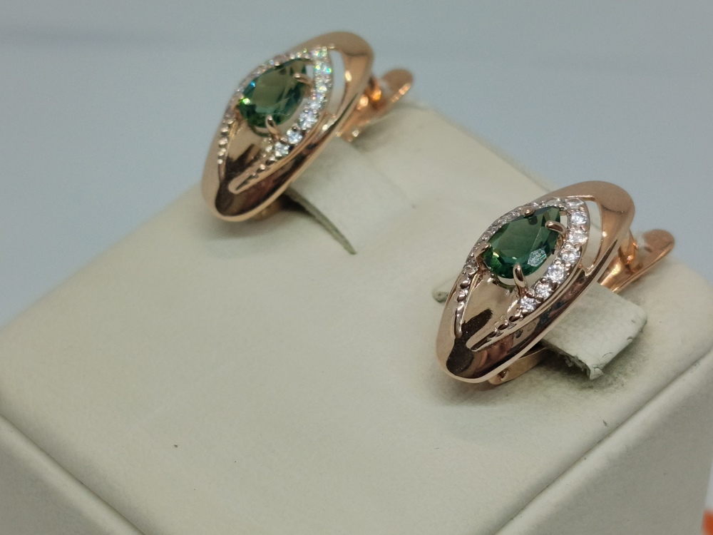 СКМИ585 СЕРЬГИ С КАМНЯМИ (Au 585) СКМИ585 СЕРЬГИ С КАМНЯМИ (Au 585)