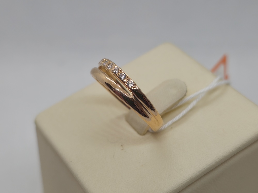КОЛКМИ585 КОЛЬЦО С КАМНЯМИ (Au 585)