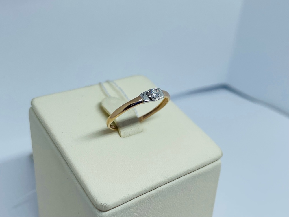 КОЛЬЦО С КАМНЕМ (Au 585)