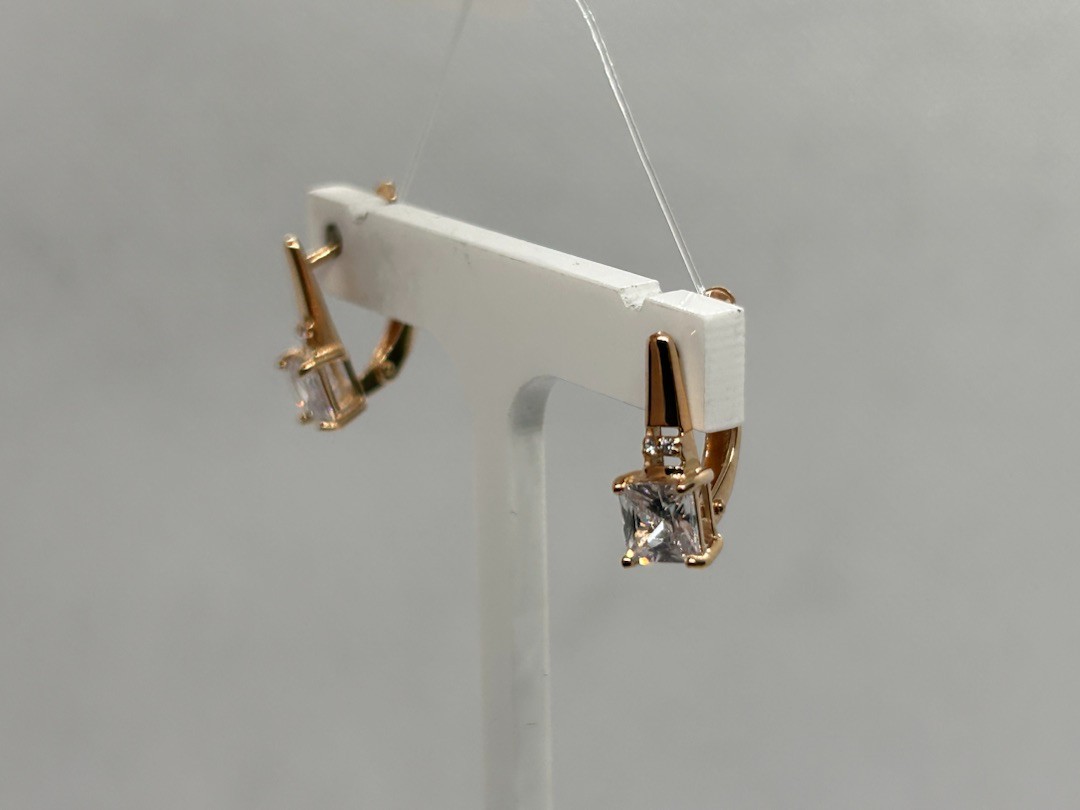 СЕРЬГИ С КАМНЯМИ (Au 585)