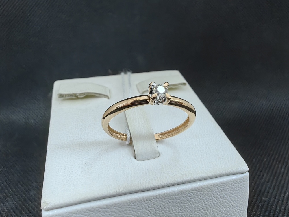 КОЛЬЦО БРИЛЛИАНТ Au 585