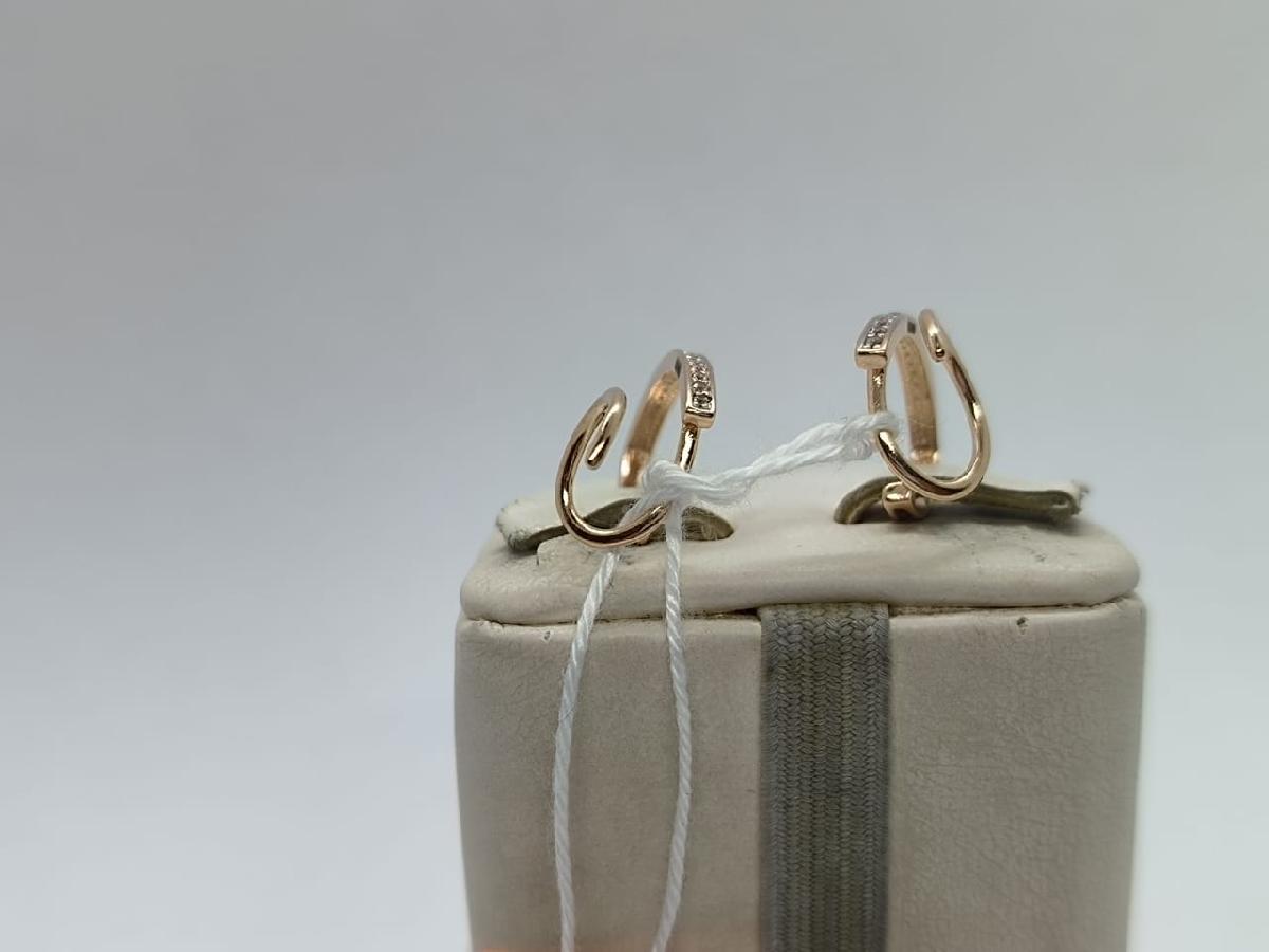 СКМИ585 СЕРЬГИ С КАМНЯМИ (Au 585)