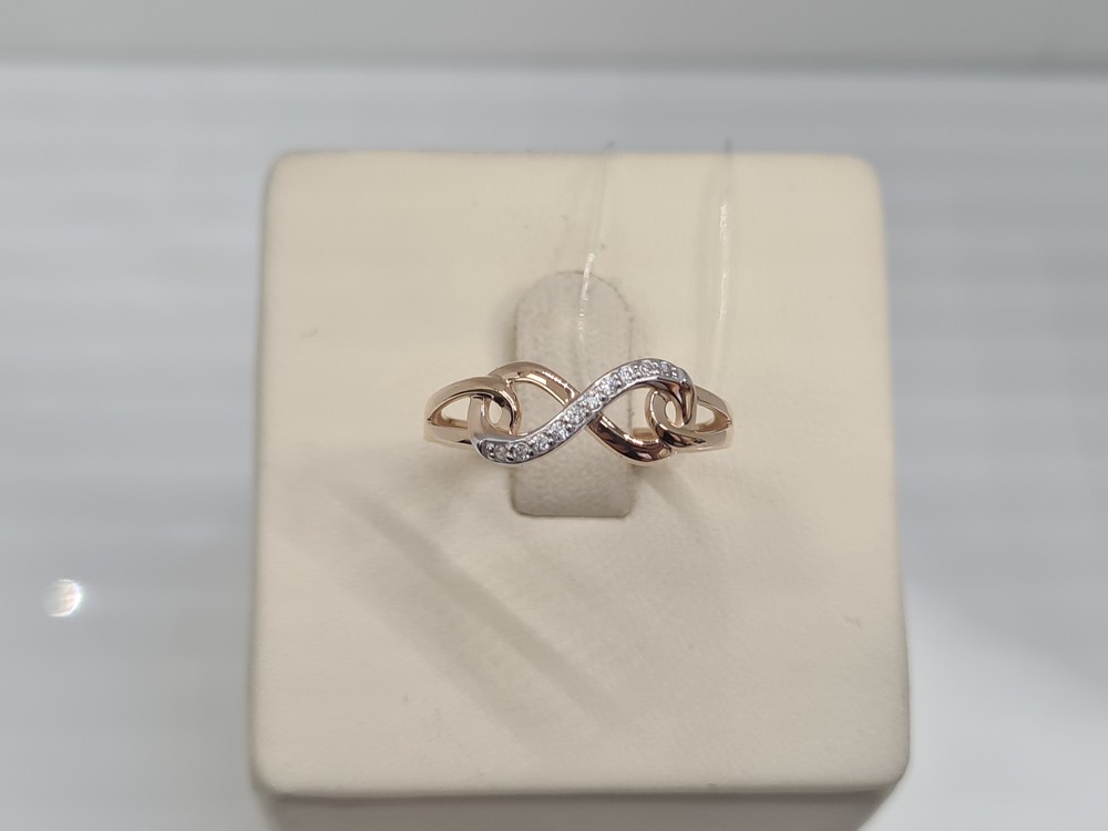 КОЛЬЦО С КАМНЯМИ (Au 585)