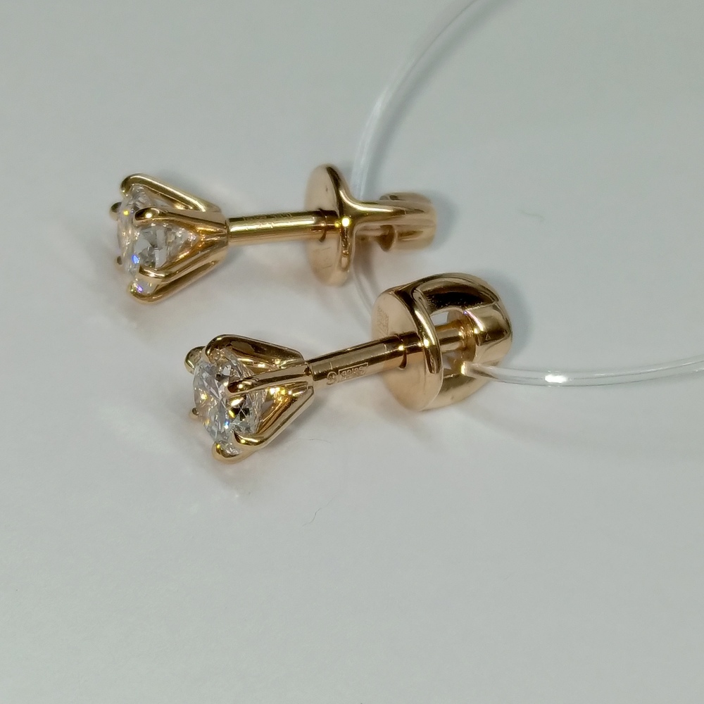 СЕРЬГИ БРИЛЛИАНТ (Au 585)