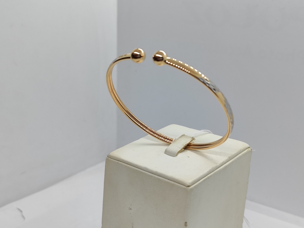 БРАСЛЕТ ЖЕСТКИЙ без камня (Au 585)