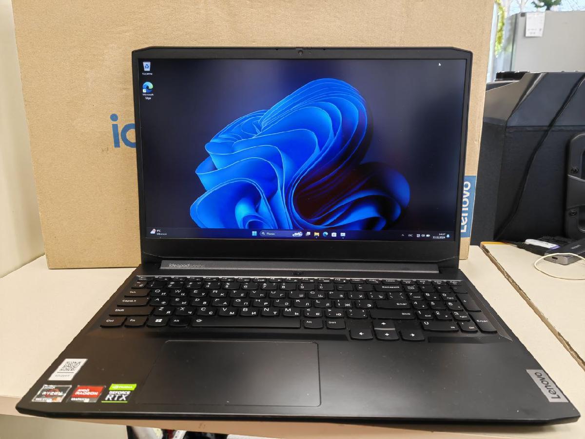 Ноутбук Lenovo ideapad gaming 3 15ach6; Ryzen 5 5600H, GeForce RTX 3050, 16 Гб, 256 Гб, Нет