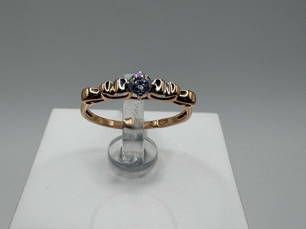 КОЛКМИ585 КОЛЬЦО С КАМНЯМИ (Au 585)