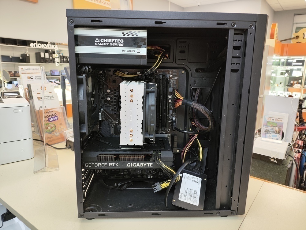 Системный блок Cougar;  Core I5-11400F, GeForce RTX 3060, 16 Гб, 128 Гб, Нет