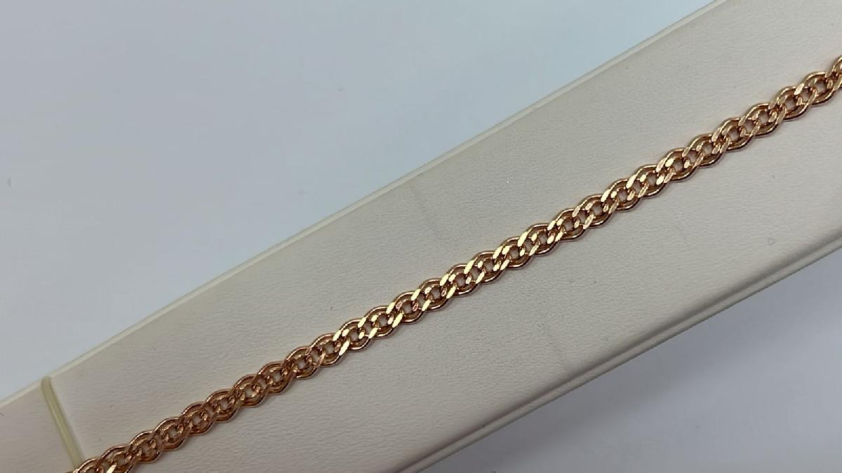 БРАСЛЕТ ПОЛНОВЕСНЫЙ Нона (Au 585)