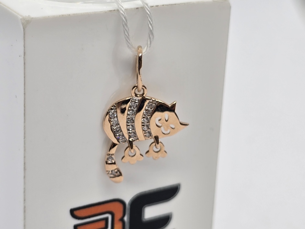 ПОДКМИ585 ПОДВЕСКА С КАМНЯМИ (Au 585)