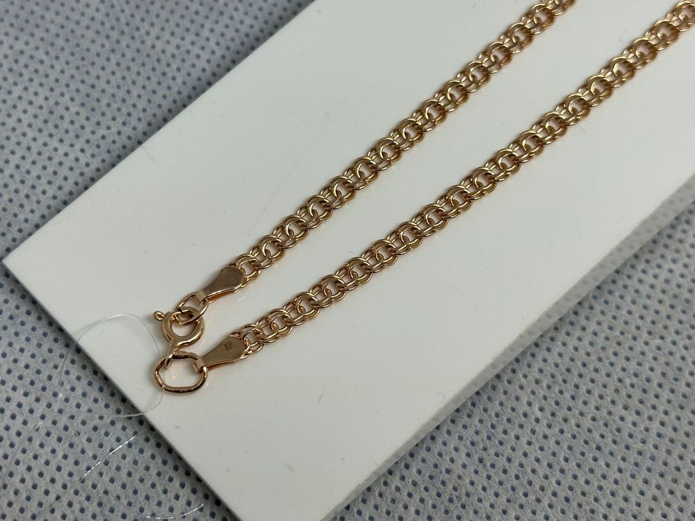 ЦЕПЬ ПОЛНОВЕСНАЯ Бисмарк (Au 585)