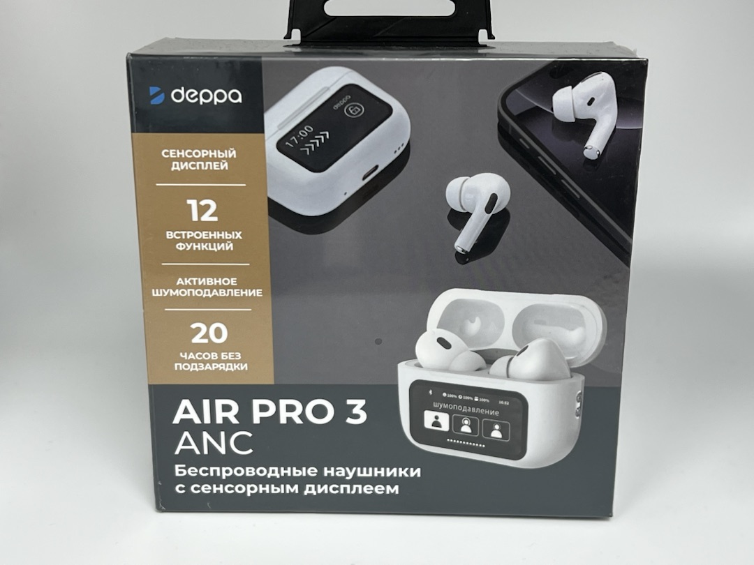 Наушники беспроводные Deppa 44213 Air Pro 3 ANC