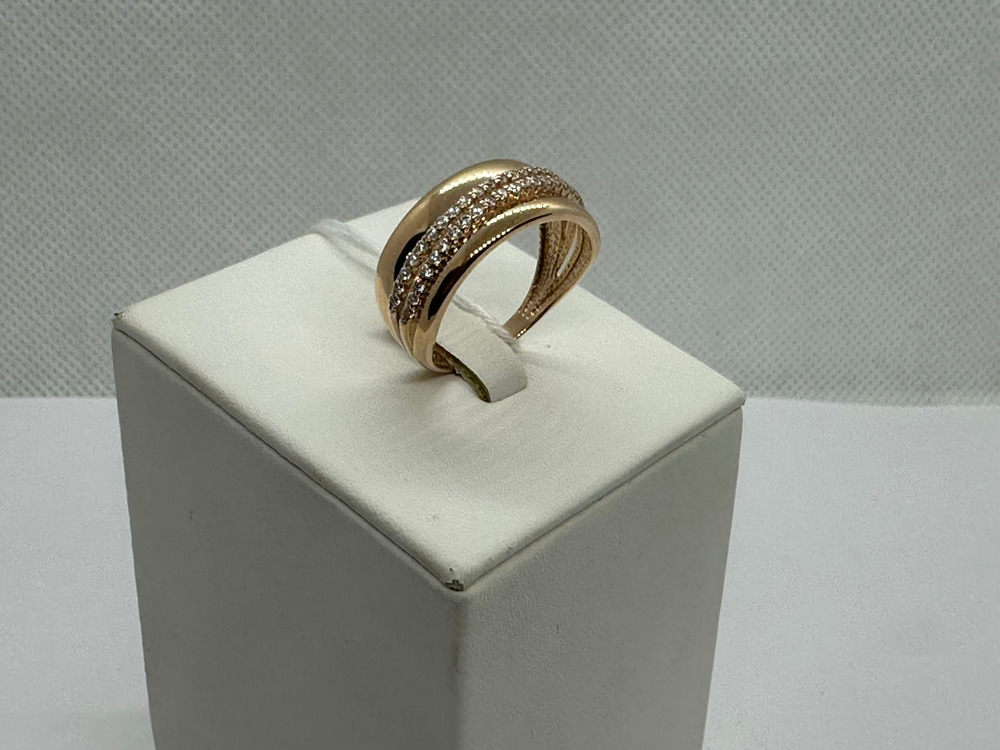 КОЛКМИ585 КОЛЬЦО С КАМНЯМИ (Au 585)