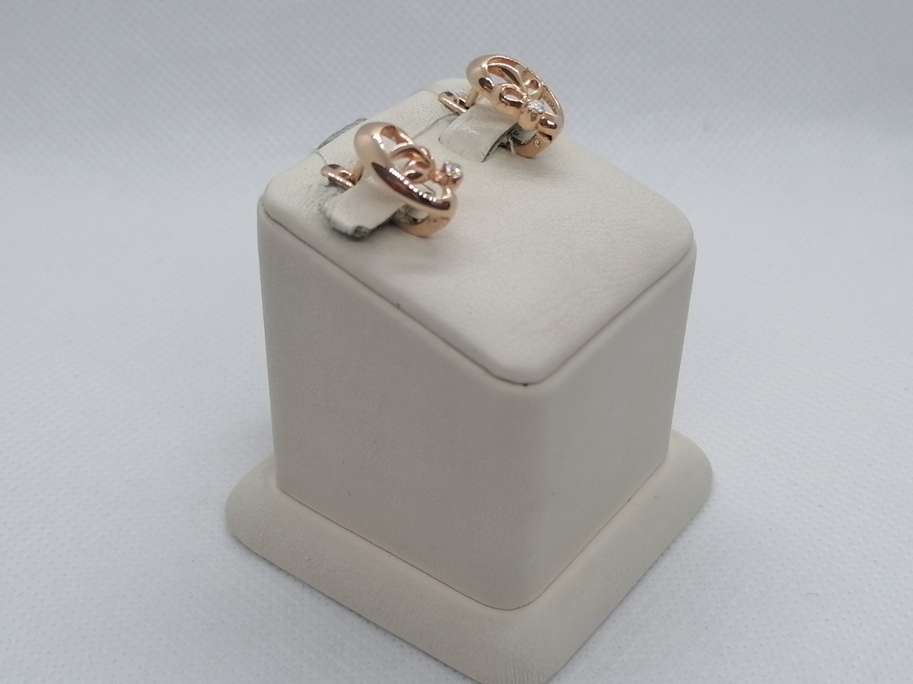 СЕРЬГИ С КАМНЕМ (Au 585)