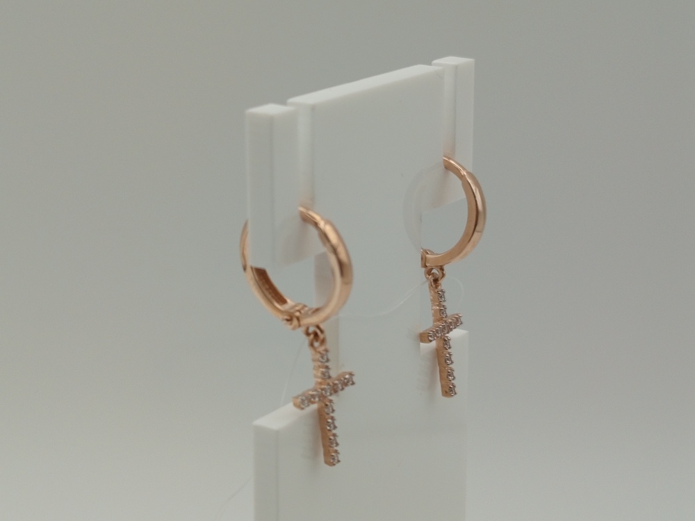 СЕРЬГИ С КАМНЯМИ (Au 585)