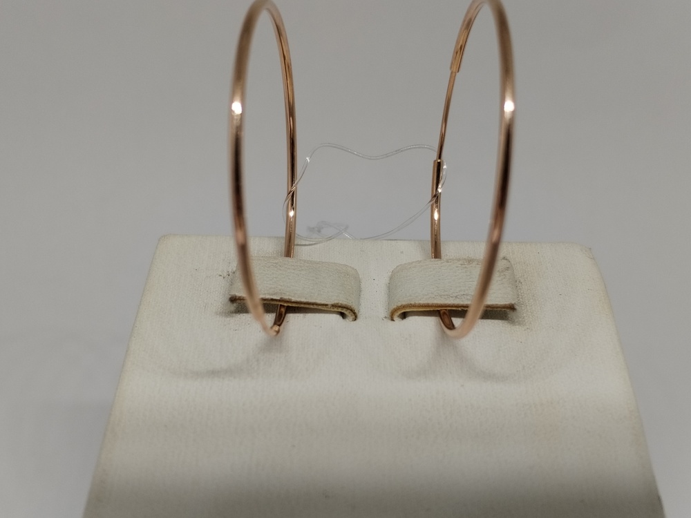 СЕРЬГИ КОНГО без камня (Au 585)