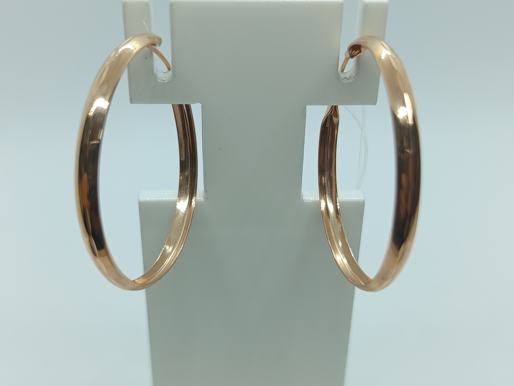 08-1949 СЕРЬГИ КОНГО без камня (Au 585)