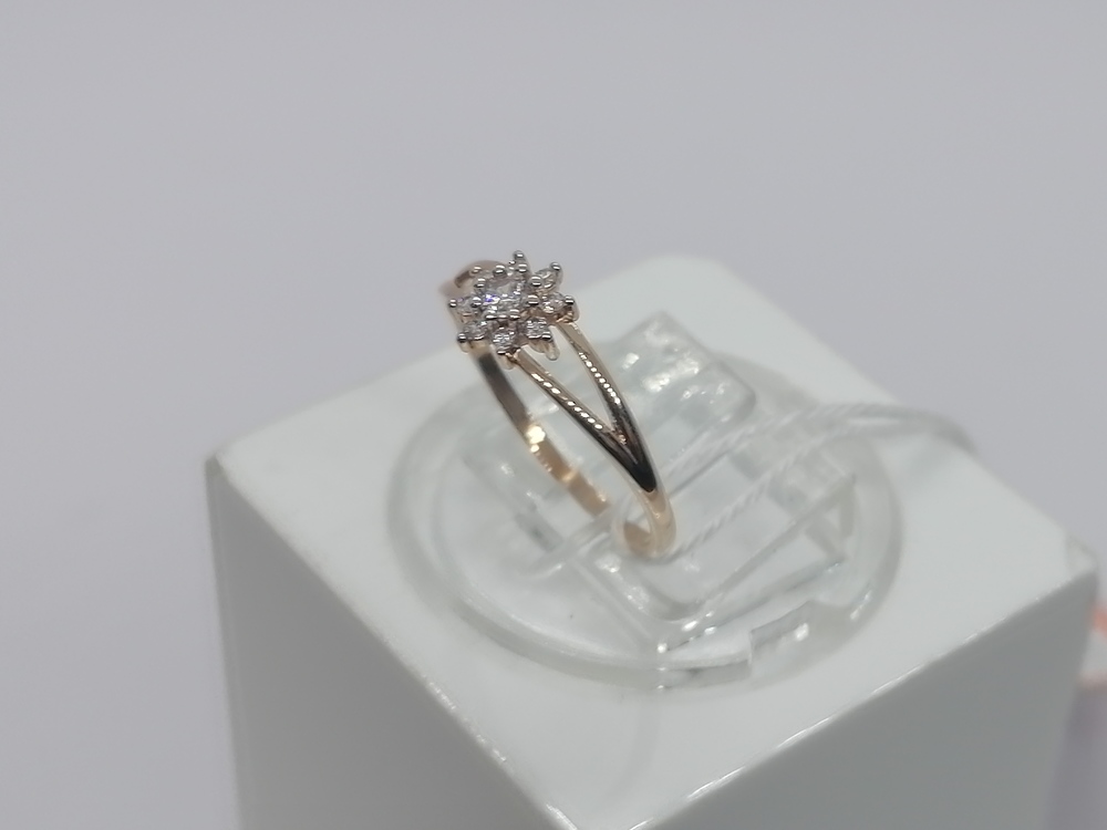 КОЛКМИ585 КОЛЬЦО С КАМНЯМИ (Au 585)