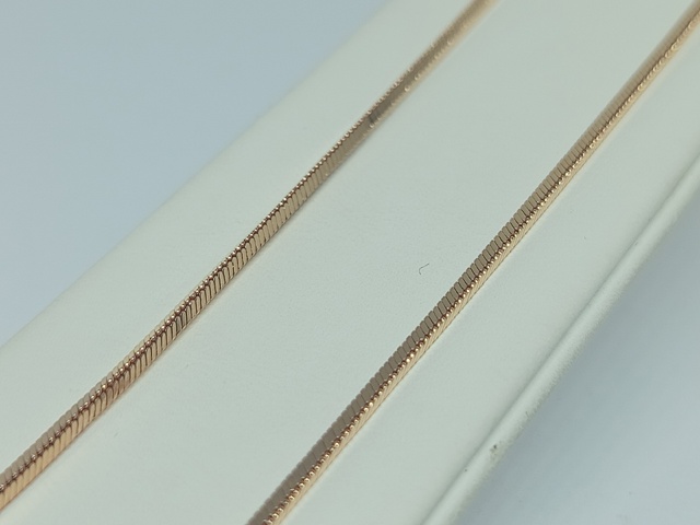 ЦЕПЬ ПОЛНОВЕСНАЯ Жгут(снейк) (Au 585)