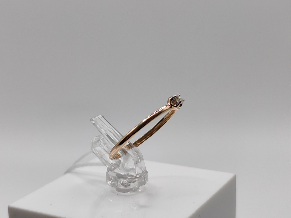 КОЛЬЦО БРИЛЛИАНТ Au 585