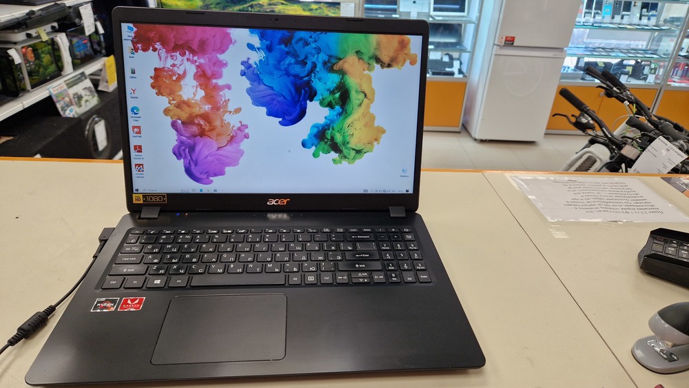 Ноутбук Acer; Ryzen 3 3200U, Radeon Vega 3, 8 Гб, 256 Гб, Нет