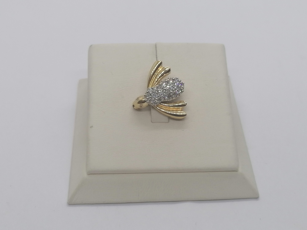 БРОШЬ БРИЛЛИАНТ Au 585