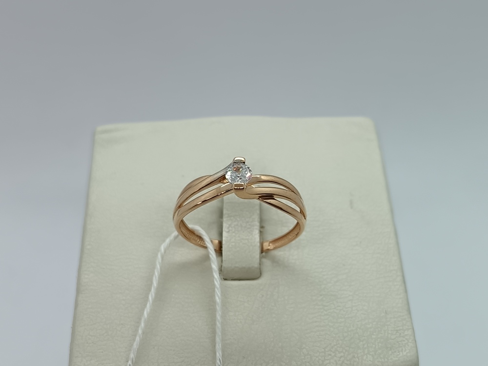 КОЛЬЦО С КАМНЕМ (Au 585)