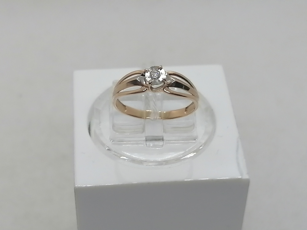 КОЛЬЦО БРИЛЛИАНТ Au 585