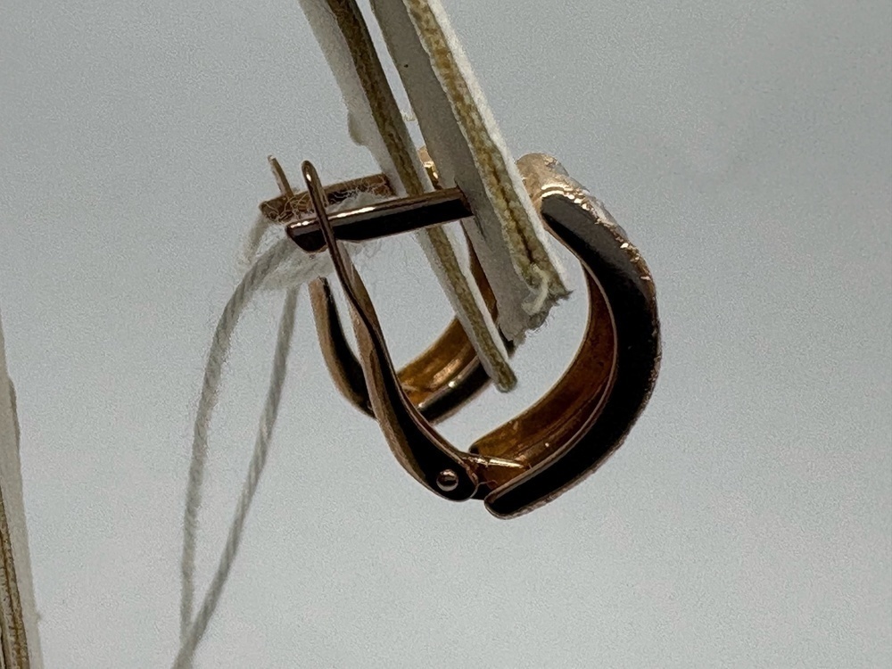 СЕРЬГИ БЕЗ КАМНЯ (Au 585)