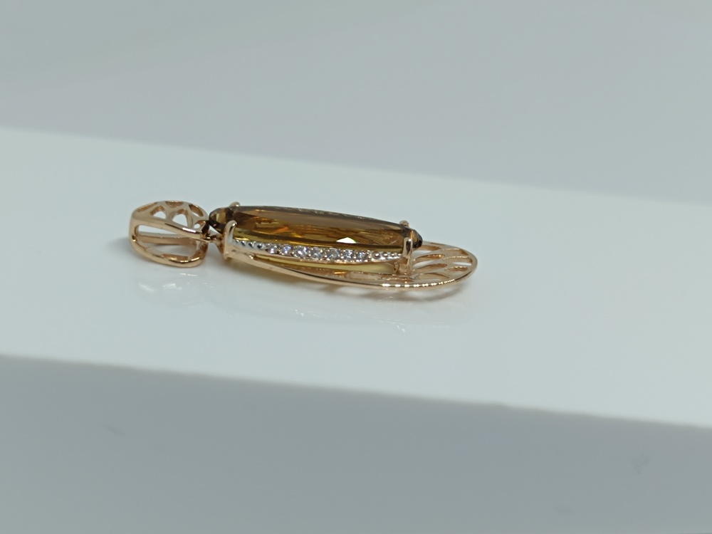 ПОДВЕСКА С КАМНЯМИ (Au 585)