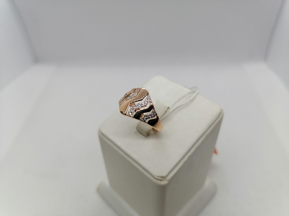 КОЛКМИ585 КОЛЬЦО С КАМНЯМИ (Au 585)