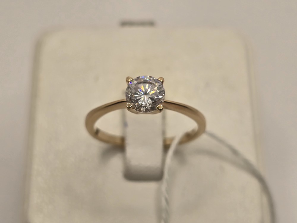 КОЛЬЦО С КАМНЕМ (Au 585)