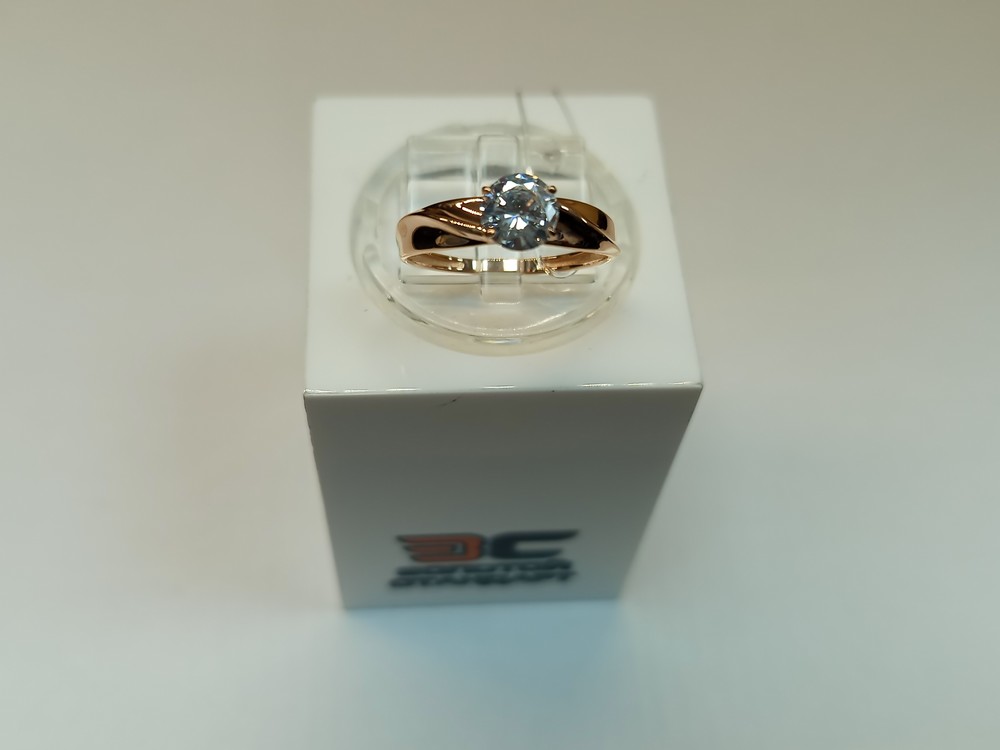 КОЛЬЦО С КАМНЕМ (Au 585)