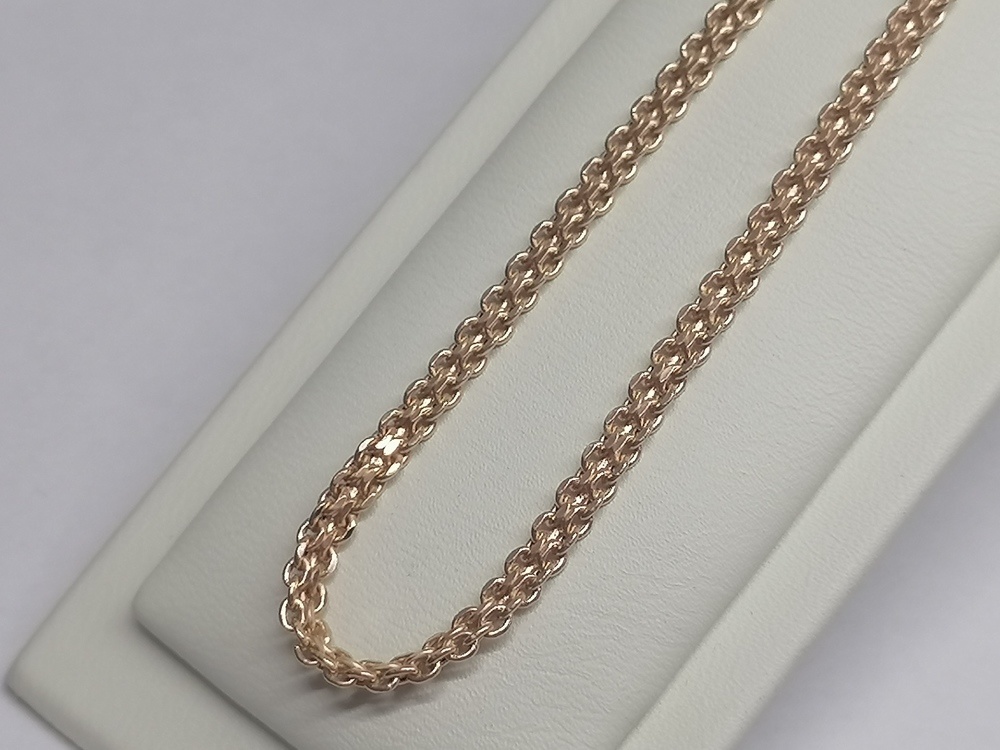 ЦЕПЬ ПУСТОТЕЛАЯ Бисмарк машинный (Au 585)