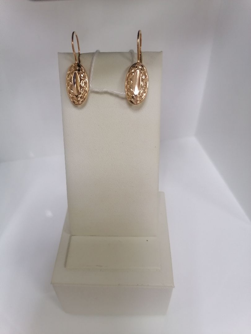 СЕРЬГИ БЕЗ КАМНЯ (Au 585)