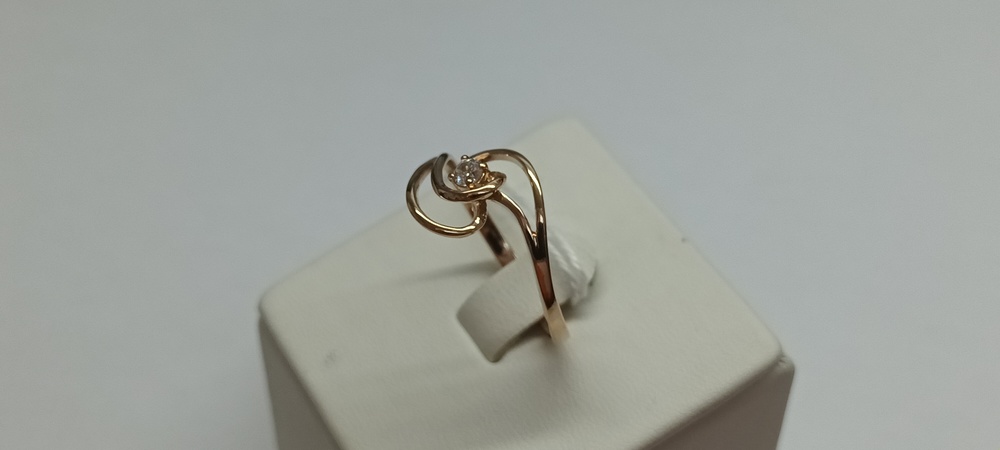 КОЛКМ585 КОЛЬЦО С КАМНЕМ (Au 585)