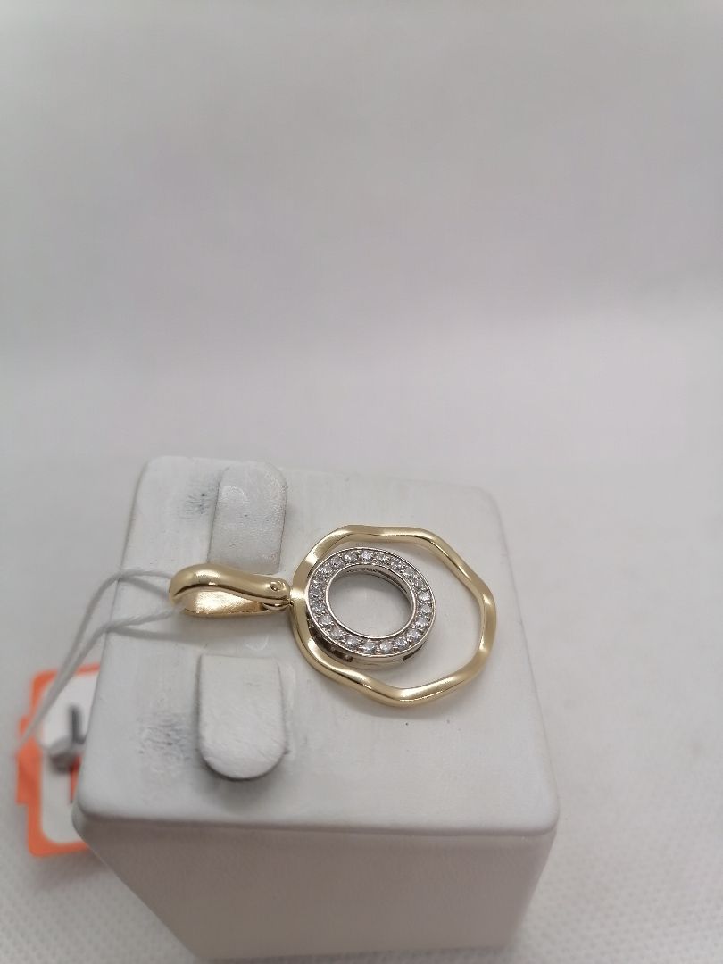 ПОДКМИ585 ПОДВЕСКА С КАМНЯМИ (Au 585)