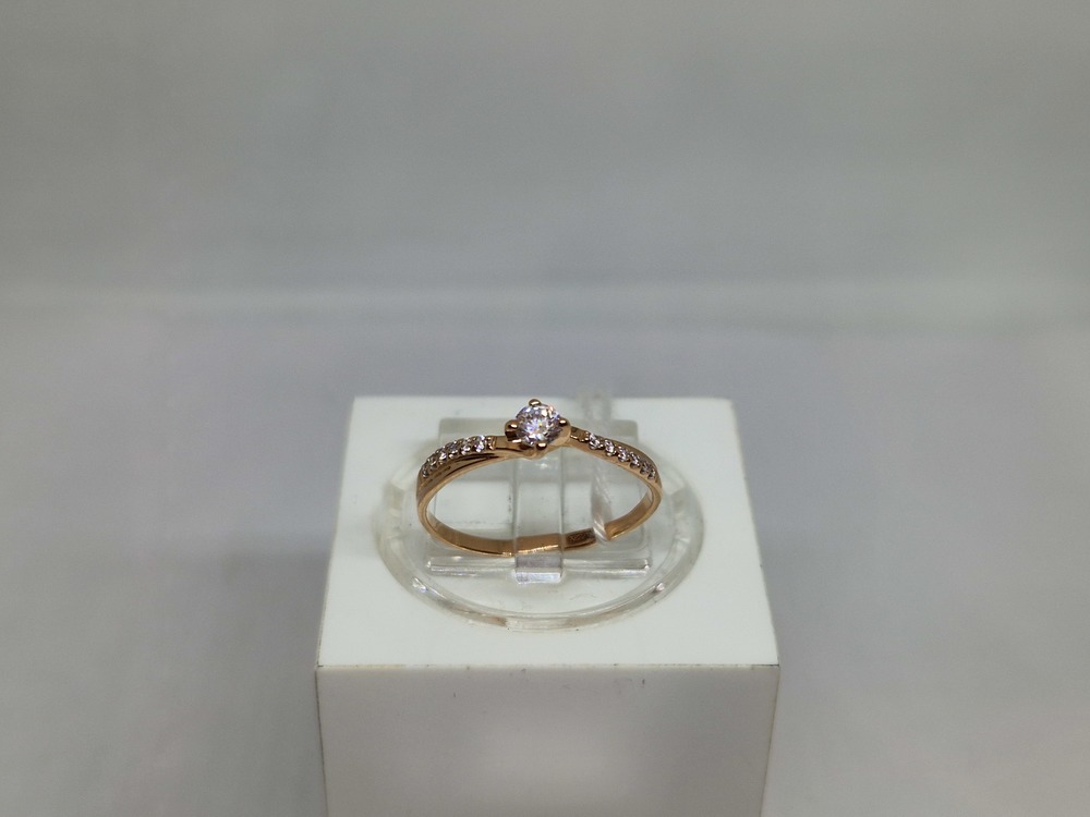 КОЛКМИ585 КОЛЬЦО С КАМНЯМИ (Au 585)