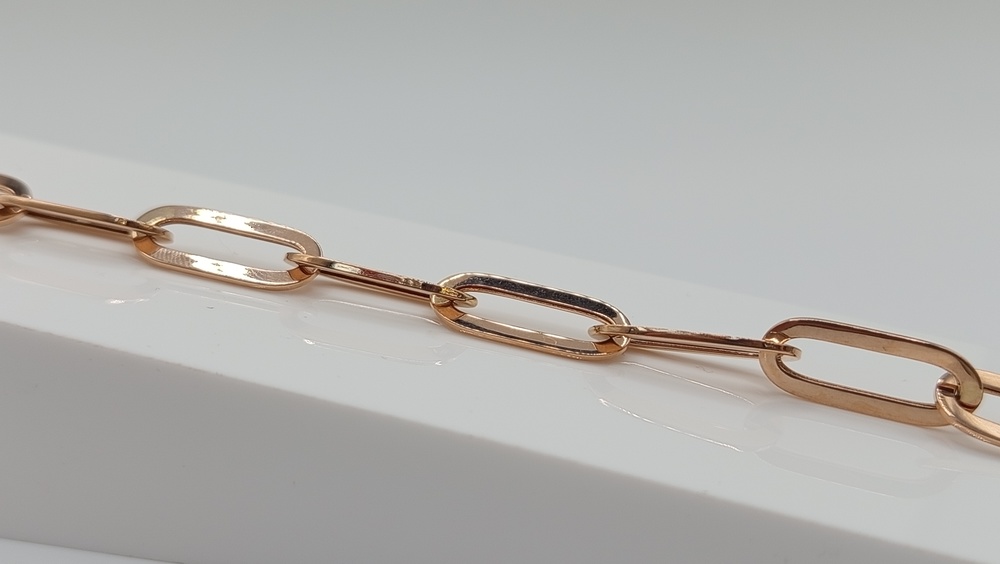 БРАСЛЕТ ПУСТОТЕЛЫЙ Якорное (Au 585)