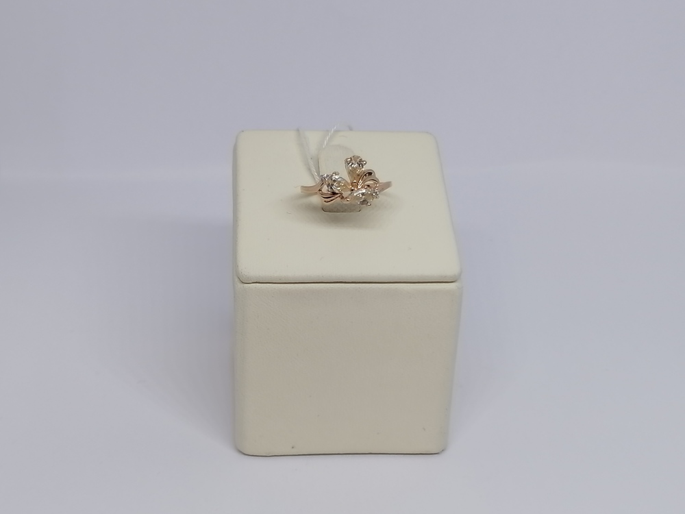 КОЛКМИ585 КОЛЬЦО С КАМНЯМИ (Au 585)