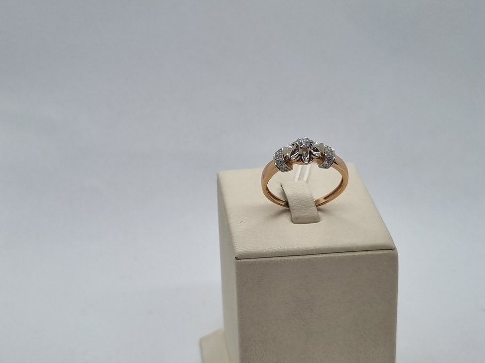 КОЛЬЦО БРИЛЛИАНТ Au 585