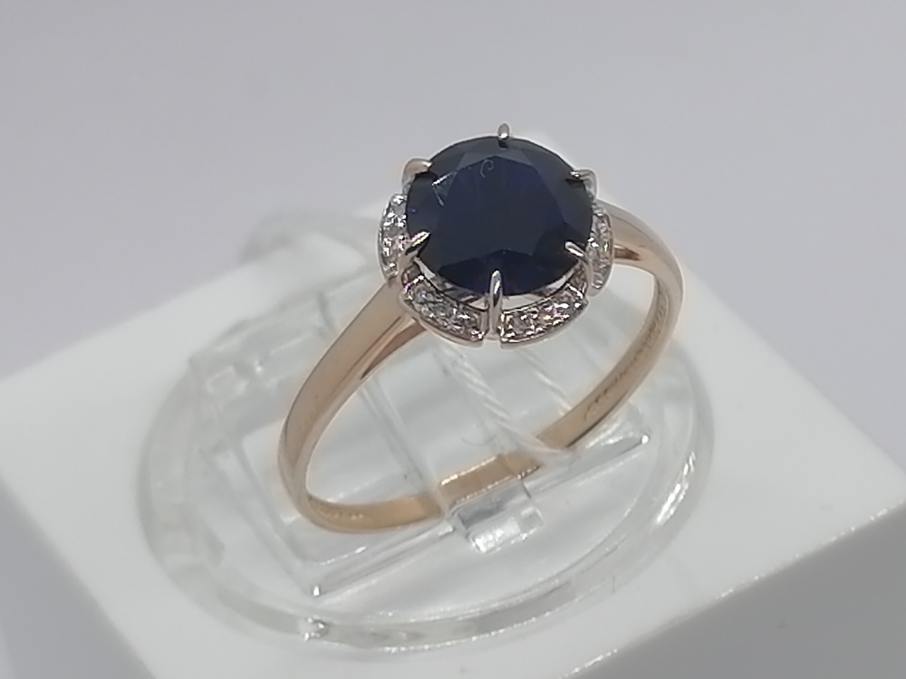 КОЛКМИ585 КОЛЬЦО С КАМНЯМИ (Au 585)