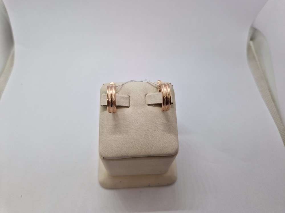 СБКМ583 СЕРЬГИ БЕЗ КАМНЯ (Au 583)