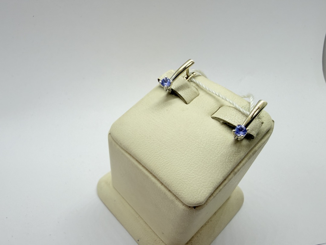 СЕРЬГИ С КАМНЕМ (Au 585)