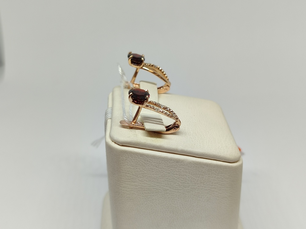 СЕРЬГИ С КАМНЯМИ (Au 585)