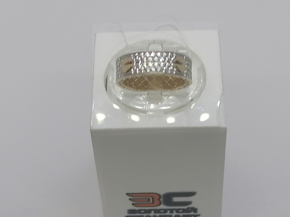 КОЛЬЦО С КАМНЯМИ (Au 585)