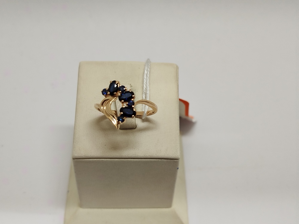 КОЛКМИ585 КОЛЬЦО С КАМНЯМИ (Au 585)